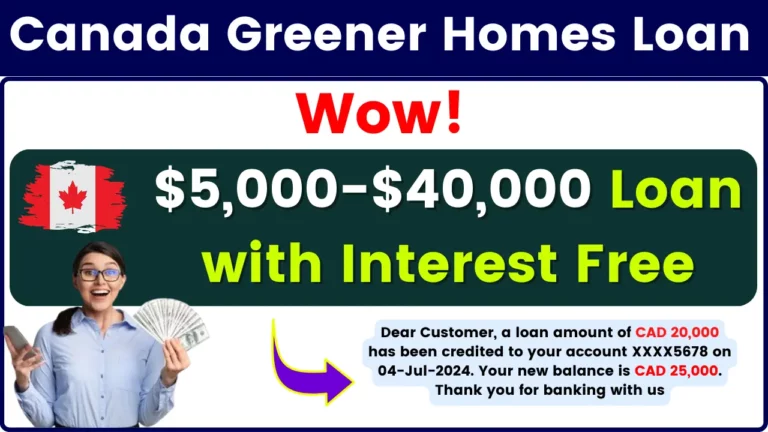 Canada Greener Homes Loan - Wow! $5,000-$40,000 Loan with interest-free, check eligibility