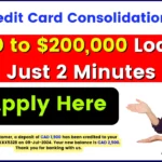 Credit Card Consolidation Loans - $600 to $200,000 Loan in just 2 minutes, Apply Here