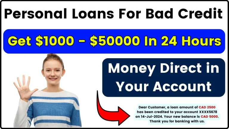 Personal Loans For Bad Credit