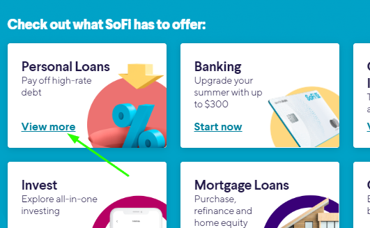 Sofi Personal Loan View More