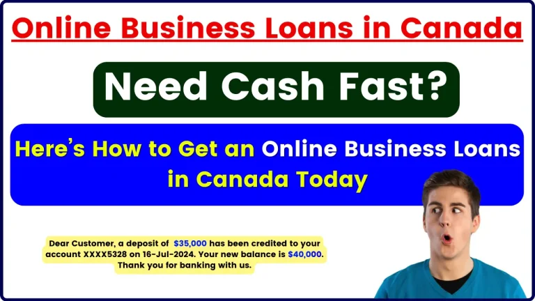 Need Cash Fast? Here’s How to Get an Online Business Loans in Canada Today"