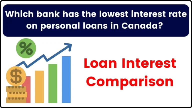 Which bank has the lowest interest rate on personal loans in Canada? Loan Interest Comparison