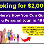 Looking for $2,000 Here's How You Can Qualify for a Personal Loan in 48 Hours!