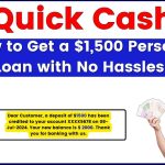 Quick Cash How to Get a $1,500 Personal Loan with No Hassles!