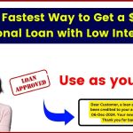 The Fastest Way to Get a $750 Personal Loan with Low Interest!